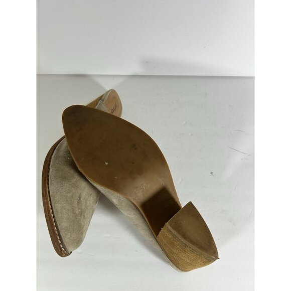 Jeffrey Campbell Favela Mules Clogs Heels Brown Suede Leather - Picture 7 of 7